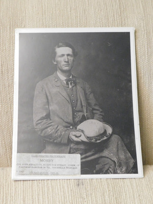 8x10 Hand Printed Photo Col John Singleton Jeb Stuart Scout Va. Partisan Rangers