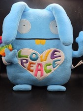Ugly Doll 13" Large Plush Pretty Ugly Love And Peace Plush Doll