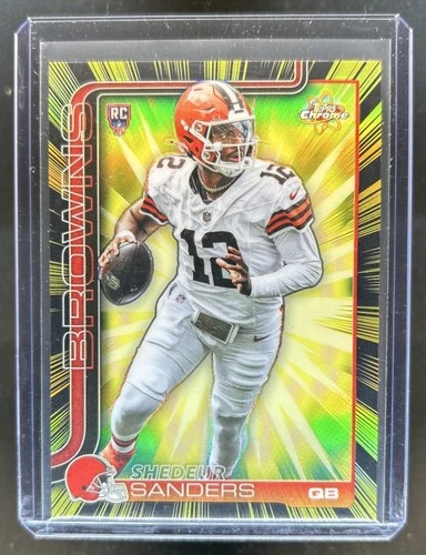 2025 Topps Chrome Shedeur Sanders Base (RAW)