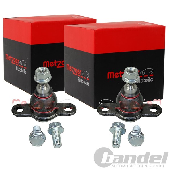 2X Metzger Traggelenke Vorne Passend FÜR Man Tge Vw Crafter Links+Rechts-image