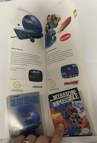 Brochure Catalogue Flyer KONAMI NES Nintendo Metal Gear Tortues Ninja TMNT # 2