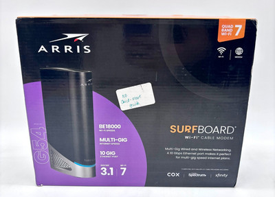 ARRIS SURFboard Multi-Gig G54 DOCSIS 3.1 Wi-Fi 7 Cable Modem- Missing WiFi Cord