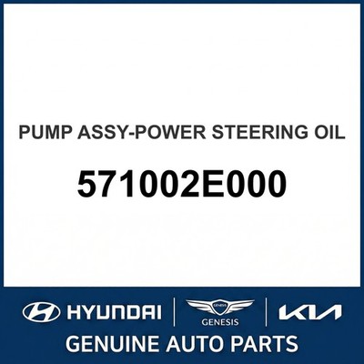 2004-2009 Hyundai Tucson Pumpenbaugruppe - Servolenkungsöl OEM Neu 571002E000
