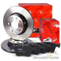 TRW Bremsscheiben +BelÄGe Hinten FÜR Audi A3 8V Seat Leon Skoda Karoq VW Golf 7