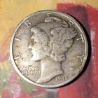 1941 Mercury (Winged Liberty Head) Silver Dime 10C Business Strike Philadelphia
