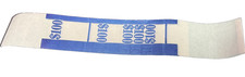 100 Bill Money Straps Currency Bands Cash Wraps 1000 Count Case