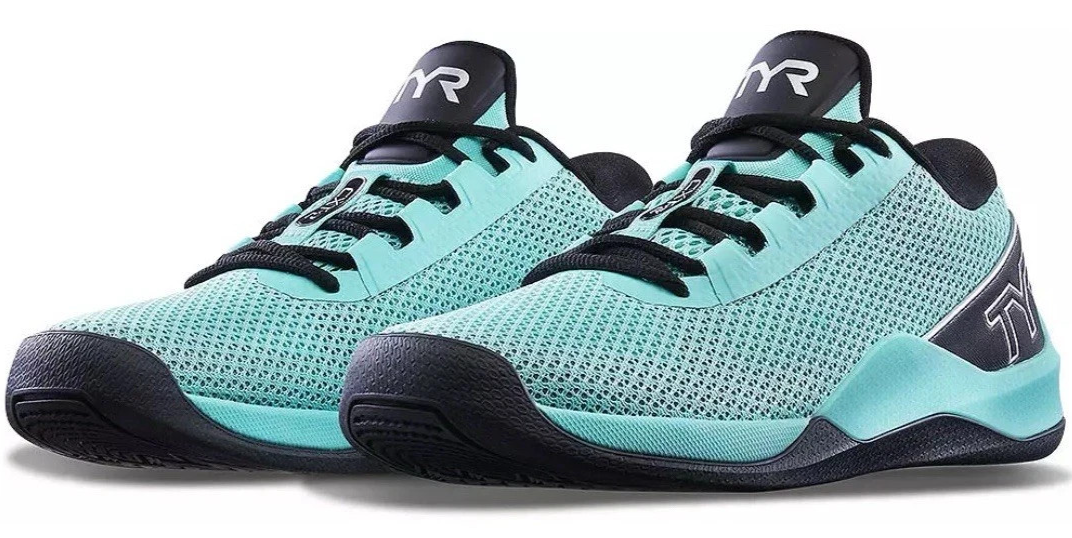 NEW TYR CXT-2 Trainer Teal Blue Black Weightlifting Training Shoes