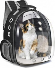 Breathable Cat Backpack Carrier Bubble Space Travel Shoulder Bag for Small Dogs