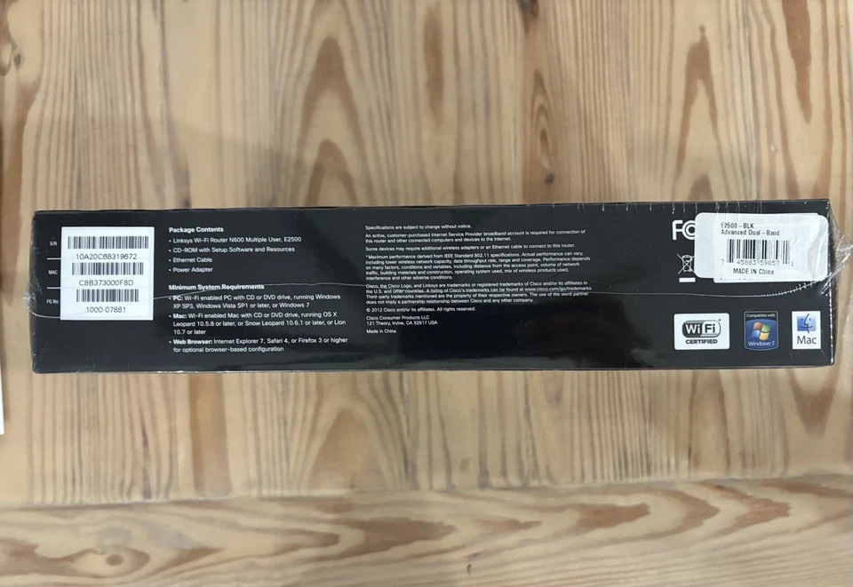 Linksys Wi-Fi Router N600 Dual Band 300+300 Capacity Group B Model E2500-NP - Image 4 of 4