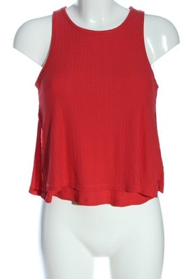 MANGO BASICS Trägertop Damen Top Gr. DE 34 rot Casual-Look