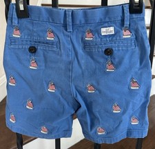 Boy s Size 6 Vineyard Vines Shorts American Flag Adjustable Button Chino