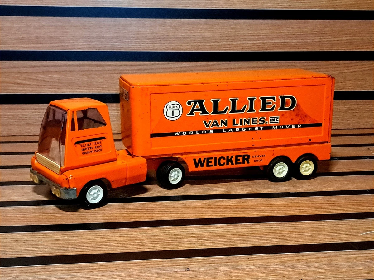 Tonka Orange Vintage Manufacture Diecast Tractor Trailers/Semis