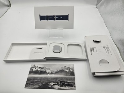 Apple Watch Ultra 3 49mm Natural Titanium UNLOCKED Ocean Band Complete