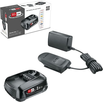 Bosch 18V Akku und Ladegerät 2.5Ah 18V Starter Set POWER FOR ALL Zubehör