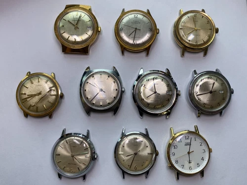 Lot of 10 Vintage Timex Wristwatches, Pre-Owned Untested (36-#16)