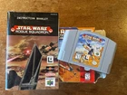 Star Wars: Rogue Squadron Nintendo N64 CIB Complete Manual Box Authentic