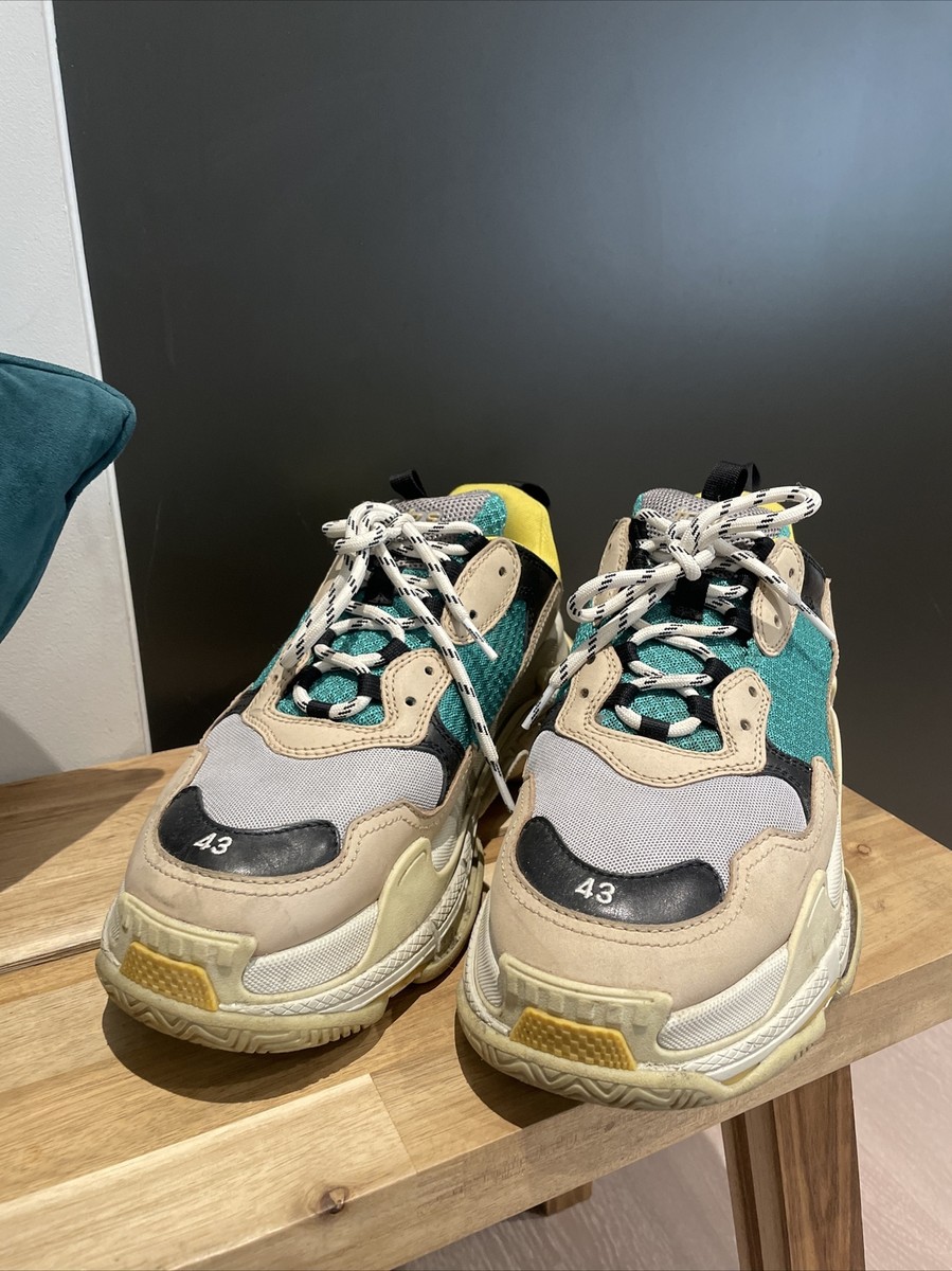 Size UK Balenciaga Triple S 2018 Beige