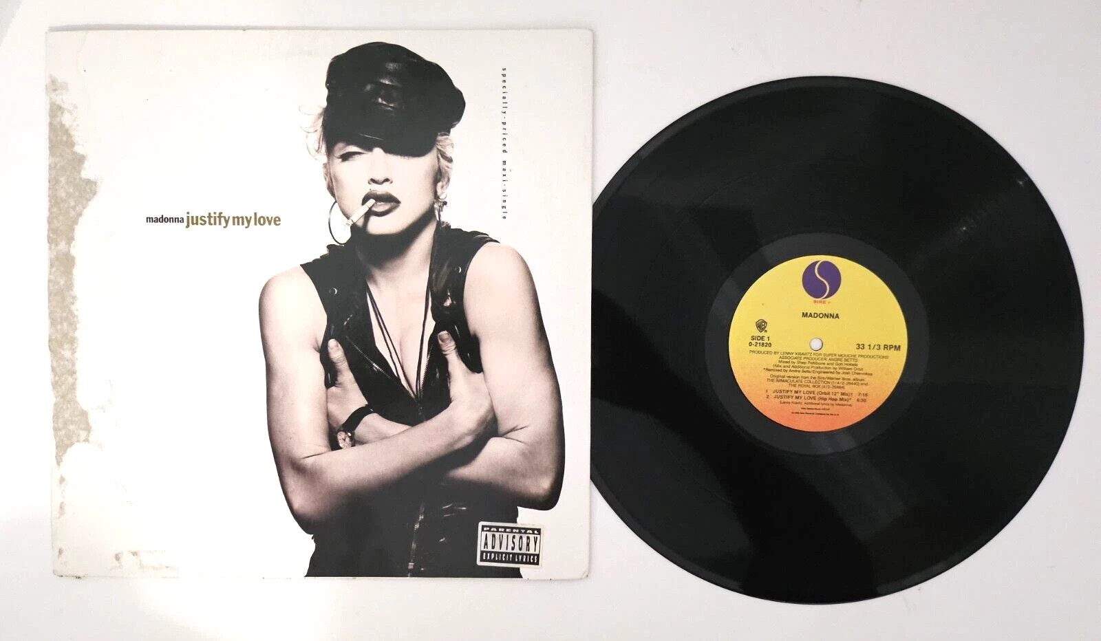 Madonna　Justify My Love　マドンナ　レコード　12” Madonna – Justify My Love. Vinyl, 12