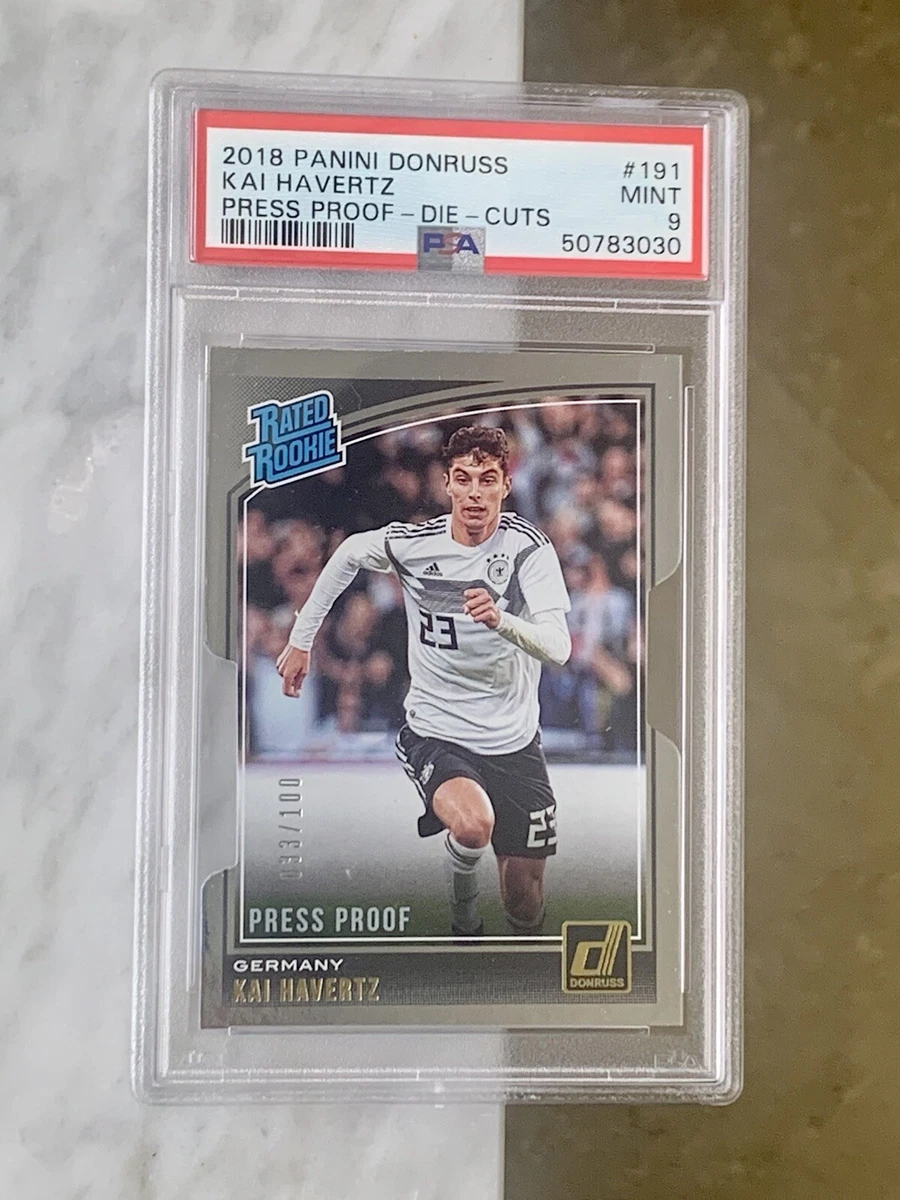 3 Card Investor Lot Kai Havertz Donruss Optic Holo Finest Gold Die 