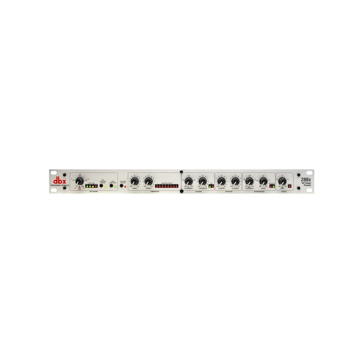 【ジャンク】dbx MIC PROFESSIONAL PRODUCTS 286s dbx 286s Microphone Preamp & Channel Strip Processor, Mono 4-way