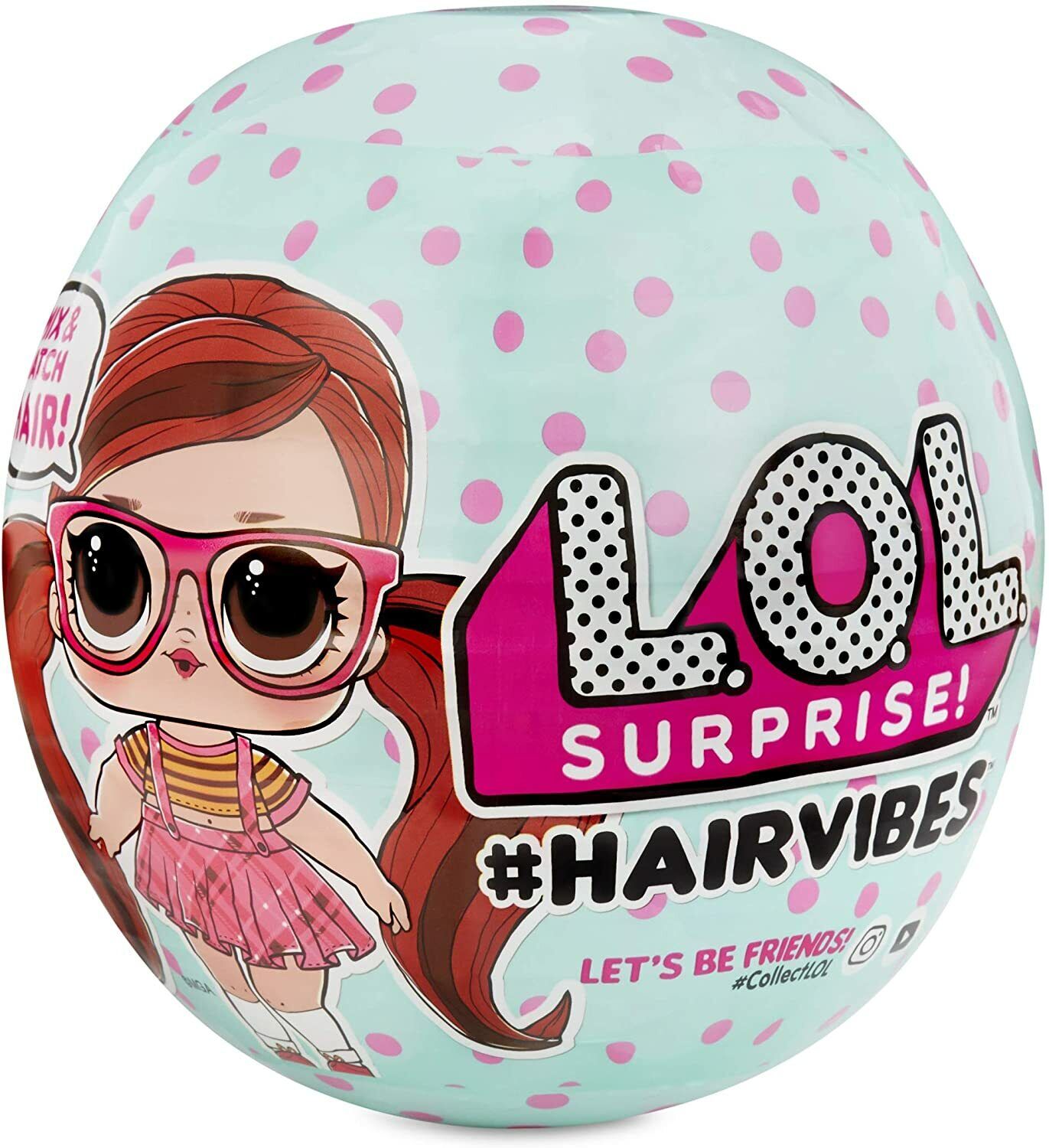 LOL L.O.L SURPRISE HAIRVIBES WITH 15 SURPRISES - COLLECT ALL 12 - NEW & SEALED