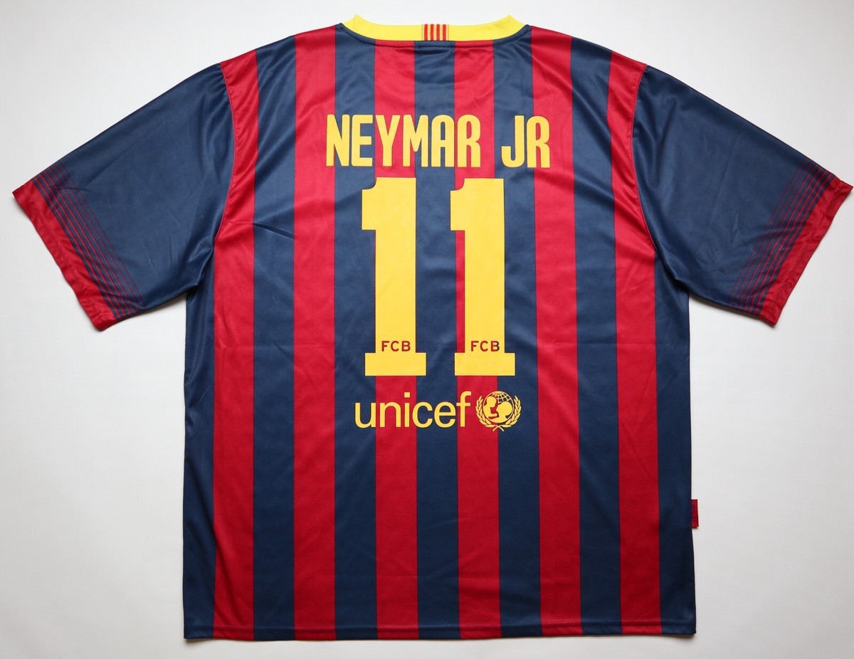 BARCELONA 2010/2011 HOME #11 NEYMAR REPLICA SHIRT SOCCER
