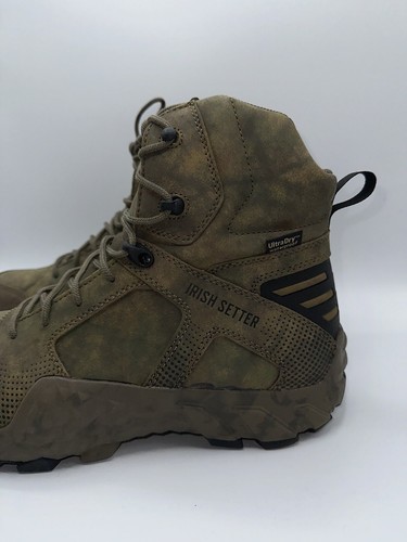 Irish Setter VaprTrek 8" Waterproof Boots Camo 2815 Size 10.5 - 第 3/8 張圖片
