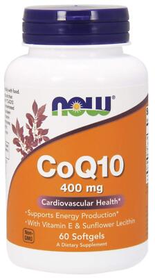 CoQ10 400mg 60 Softgels Nutritional Supplement for Energy Production
