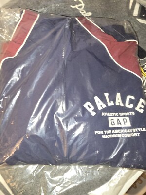 PALACE x Gap Nylon Track セット　S PALACE Straight Pants x Gap Nylon Track Bottom Navy Red S