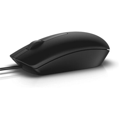 Dell MS116 Optische Scroll-Maus 1000 dpi USB kabelgebunden 570-AAIS Schwarz 