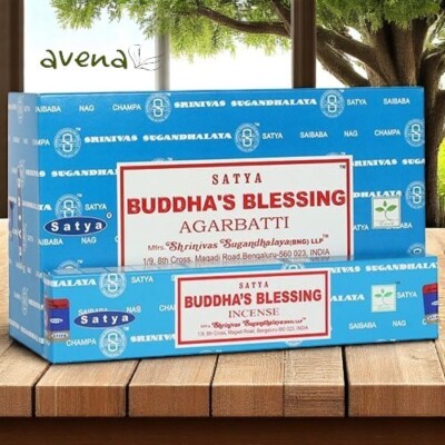 Original Satya Original Buddhas Segen Räucherstäbchen VOLLE BOX - 12 x 15g Packungen