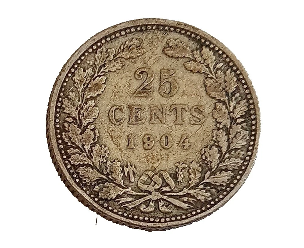 1904 Year Dutch Coins