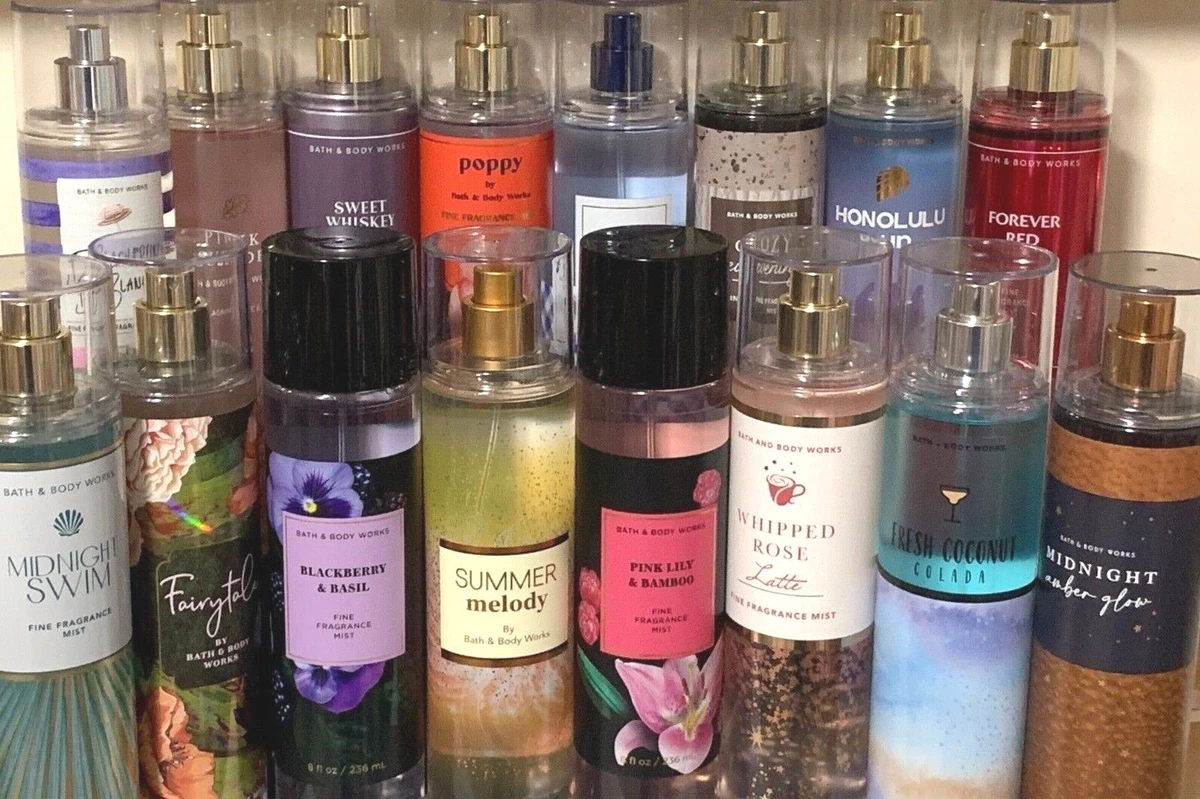 Bath and Body Works Fine Fragrance Mist Body Spray 8 oz Splash YOU CHOOSE