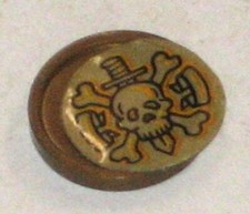 Rattle Me Bones Gold Coin Game Piece TYCO 1989