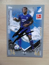 Kevin Akpoguma autograph signed TC Topps Bundesliga TSG Hoffenheim 23/24