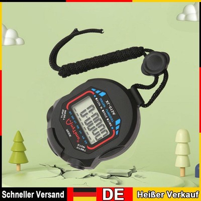 Sport-Stoppuhr-Timer, LCD-Display, Taschen-Stoppuhr, Stoppuhr-Timer für Match