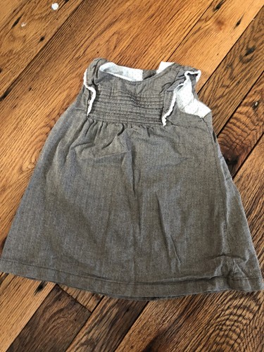Baby Girls H\u0026M Smocked Jumper Dress Sz 