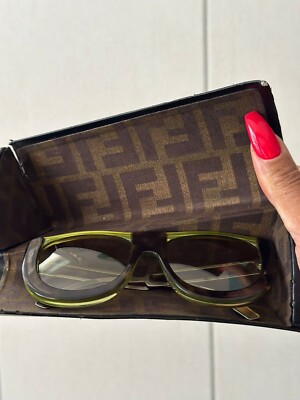 Fendi sunglasses - FS 5198 - Tortoise shell/Neon yellow  display picture 3