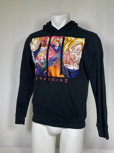 Sudadera con Capucha Negra Estampado Gráfico Dragon Ball Z Goku Vegeta Para Hombre PEQUEÑA - Imagen 4 de 9