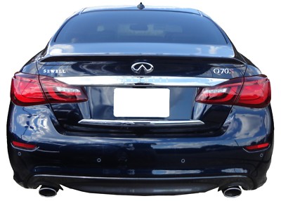 UNPAINTED PRIMED FACTORY STYLE SPOILER FOR AN INFINITI Q70 FACTORY 2015-2019