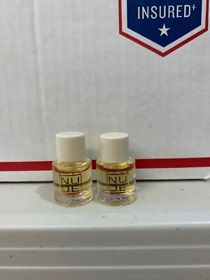 2 Bottles NUDE 1/8 FL.OZ .MINI BY BILL BLASS REPLICA SPLASH CLASSIC Perfume New