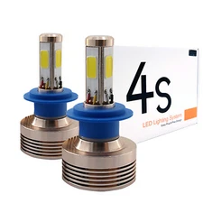G4 Automotive 2x H7 LED Conversion Kit Premium 4-COB 360º 6000K Headlight Bulbs