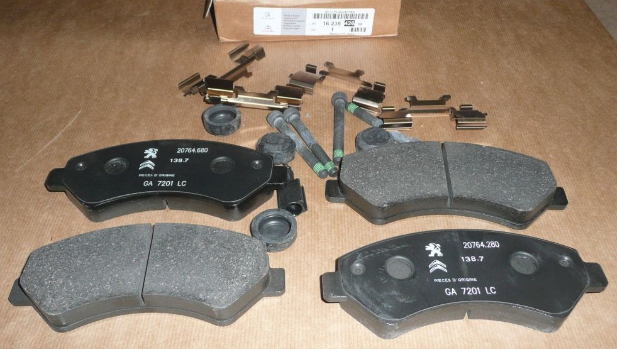 Plaquettes de frein avant Boxer Jumper Ducato 2.2HDi 3.0Di