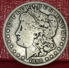 1890 CC MORGAN SILVER DOLLAR
