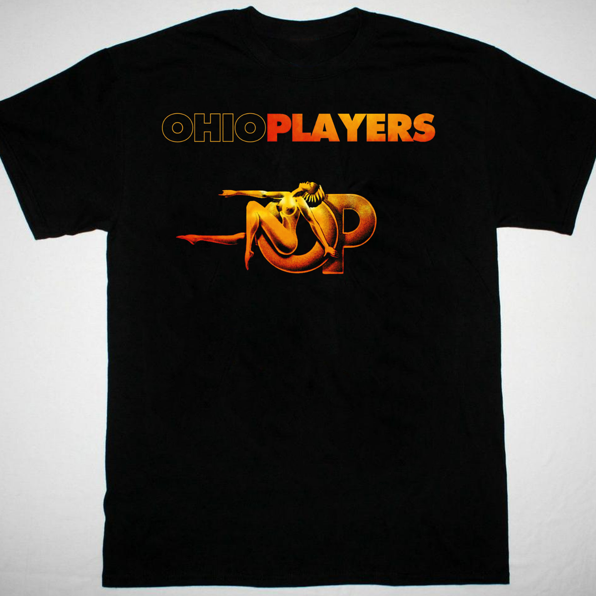 Vtg Ohio Players Band Heavy Cotton Black All Size Unisex Tee Shirt AP322