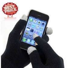 Unisex Touch Screen Gloves iPhone Samsung Smart Phone Tablet Black Pink Grey