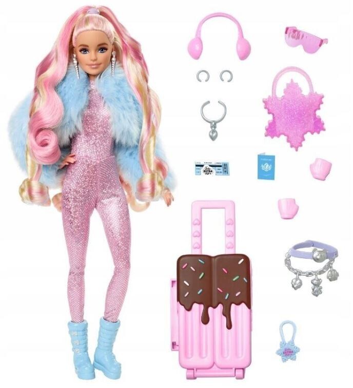 BARBIE EXTRA FLY WINTER TRAVEL DOLL HPB16 Mattel | eBay