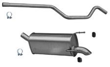 Auspuff Auspuffanlage Mittelrohr für Opel Zafira B 81 92 KW 1,7 CDTI DPF Diesel