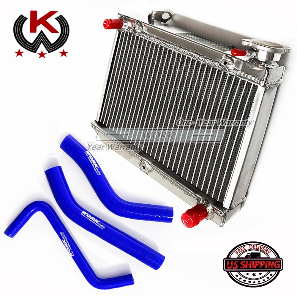 ATV Radiator &Blue hose fit Honda TRX450R TRX450ER 2004-2009 2008 2007 ...