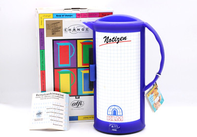 Alfi Change Notizen Isolierkanne Kaffeekanne Thermoskanne Vintage H 28 cm OVP